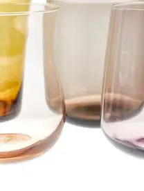 Bitossi Home Mundgeblasene Wassergläser Diseguale In Unterschiedlichen Farben Und Formen, 6 Stück 14 Bitossi Home Mundgeblasene Wassergläser Diseguale In Unterschiedlichen Farben Und Formen, 6 Stück – Bild 14