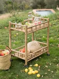 Andrea House Glaskaraffe Jarro Mit Bambusdeckel, 1 L 5 Andrea House Glaskaraffe Jarro Mit Bambusdeckel, 1 L – Bild 5