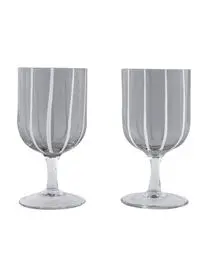 OYOY Living Design Mundgeblasene Rotweingläser Mizu, 2 Stück 4 OYOY Living Design Mundgeblasene Rotweingläser Mizu, 2 Stück – Bild 4