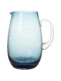 Broste Copenhagen Großer Mundgeblasener Krug Hammered Mit Gehämmerter Oberfläche, 2 L