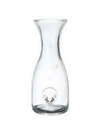 Butlers Glaskaraffe Vino Mit Liter- Und Weintraubenprägung, 1 L