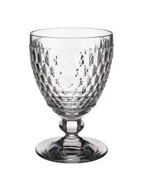 Villeroy & Boch Kristall-Wassergläser Boston Mit Relief, 4 Stück