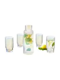 ICONS By Westwing Collection Wasserkaraffe Minna Von Guglielmo Scilla Mit Irisierender Oberfläche Und Rillenrelief, 1.1 L 7 ICONS By Westwing Collection Wasserkaraffe Minna Von Guglielmo Scilla Mit Irisierender Oberfläche Und Rillenrelief, 1.1 L – Bild 7