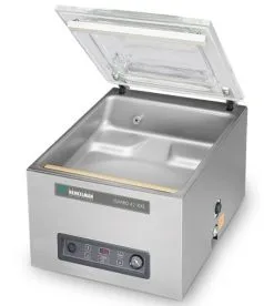 Null Vakuumkammer Henkelman JUMBO42 XXL Edelstahl-Gehäuse,Acrylglasdeckel Vakuumierer